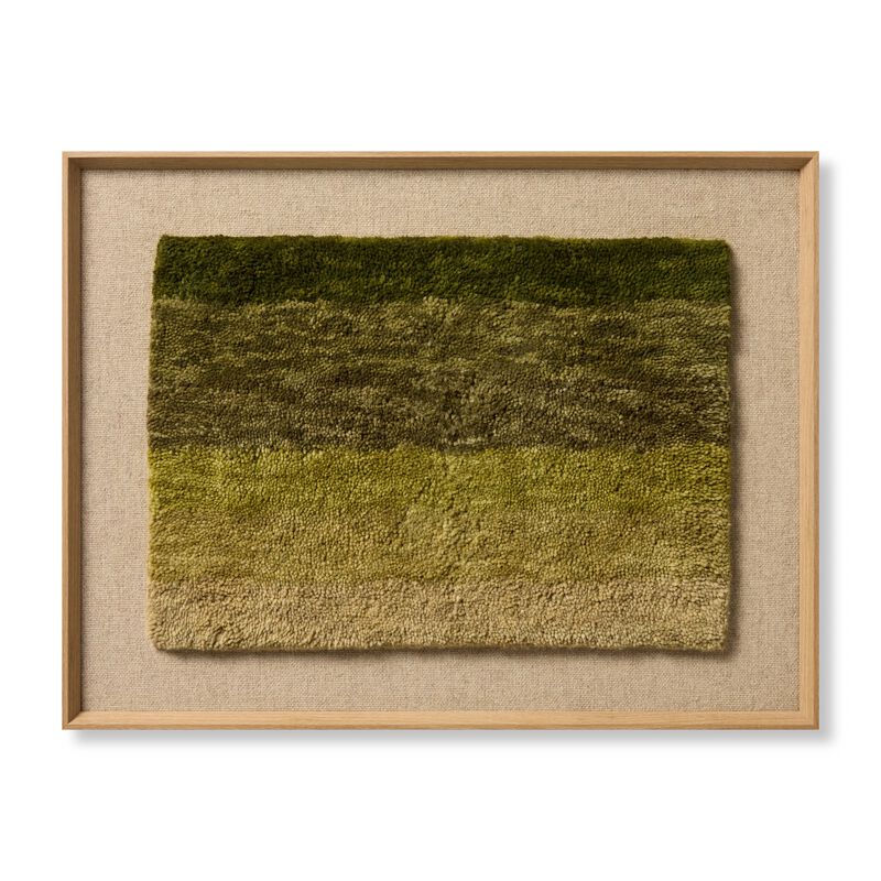 Pacifico Green/Beige 3'6"x2'8" Wall Art